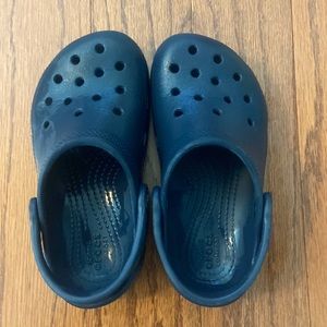 Toddler Crocs navy blue size 10